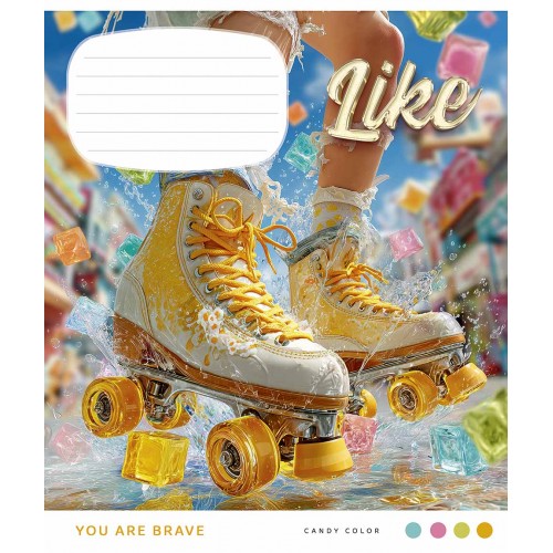 Зошит 24арк. лін. Школярик ВД-лак №024-3681L(25)(250)