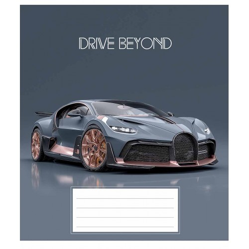 Зошит 36арк. кліт. Школярик "Motion and style" ВД-лак №036-3692K(10)(80)