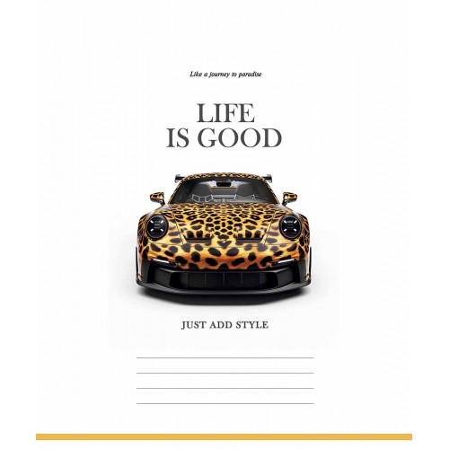 Зошит 60арк. кліт. Школярик "Life is good" ВД-лак №060-3670K(10)(100)