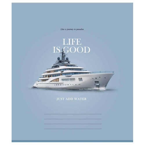Зошит 60арк. кліт. Школярик "Life is good" ВД-лак №060-3670K(10)(100)