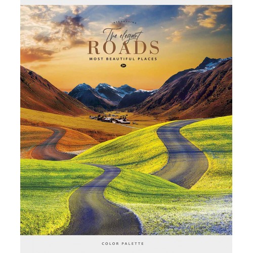 Зошит 60арк. лін. Школярик "Beauty around" УФ-лак №060-3696L(10)(80)