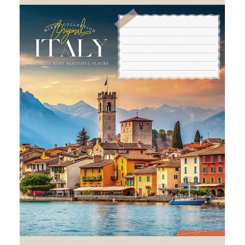 Зошит 18арк. лін. Star "Amazing cities" ВД-лак №018-3669L(25)(200)