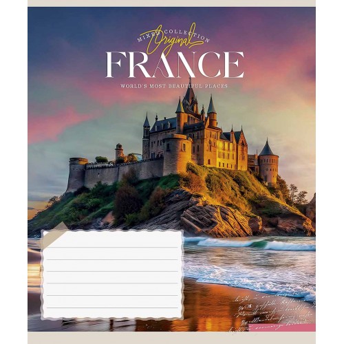 Зошит 18арк. лін. Star "Amazing cities" ВД-лак №018-3669L(25)(200)