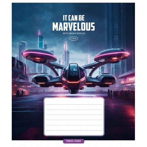 Зошит 24арк. кліт. Star ВД-лак №024-3591K(25)(250)