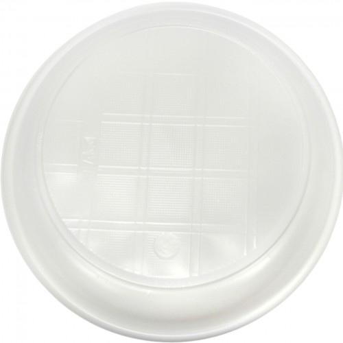 Набір тарілок пласт. d-20см білих 10шт