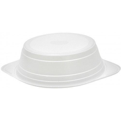 Набір тарілок пласт. супових 500мл білих 10шт