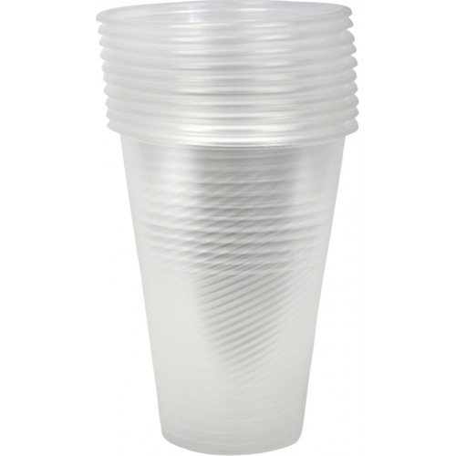 Набір стаканів пласт. 480мл прозор. 10шт