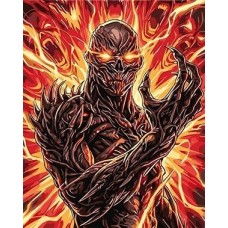 Картини по номерах акрил. "Вогняне прокляття" 40х50см №KHO5220/Ідейка/