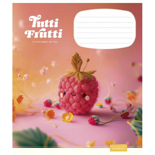 Зошит 12арк. кліт. Школярик "Tutti Frutti" ВД-лак №012-3447K(30)(300)