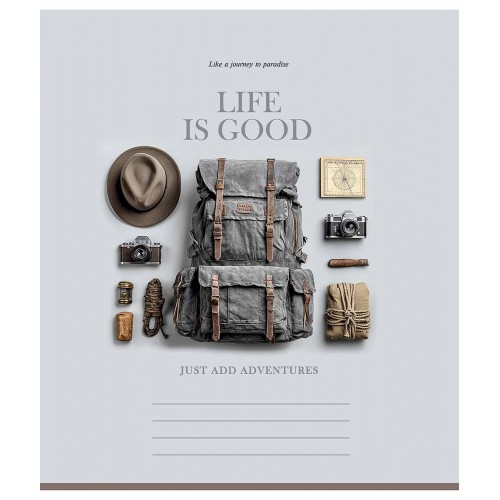 Зошит 36арк. лін. Школярик "Life is good" ВД-лак №036-3670L(20)(120)