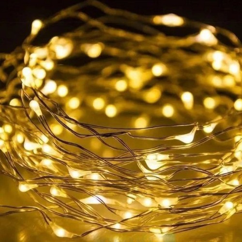 Гірлянда електрич. "String" 500LED неон. жов.-син.,прозор. провід L-30м №K-113/1150-26