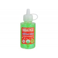 Клей для декорування з блискітками 60 мл салатовий №MX61761