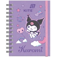 Блокнот пруж. А6 60арк. вирубка Kuromi №HK26-229/Kite/(50)