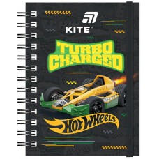 Блокнот пруж. А6 60арк. вирубка Hot Wheels №HW26-229/Kite/(50)