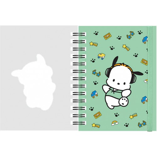 Блокнот пруж. А6 60арк. вирубка Pochacco №PC26-229/Kite/(50)