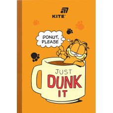 Блокнот А5 40арк. кліт. м'яка обкл. "Garfield" №GF26-091/Kite/(10)