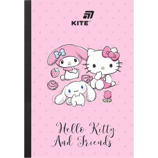 Блокнот А5 40арк. кліт. м'яка обкл. "Hello Kitty" №HK26-091-2/Kite/(10)