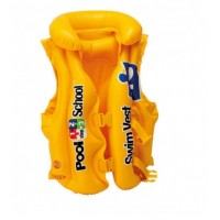 Надувний жилет 50х47см 3-6 років жовтий, в коробці 19х13х4см (24) 58660