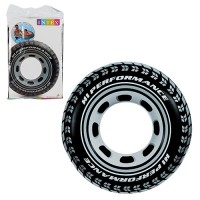 Надувний круг 59252 91см, шина, вініл, в кульку 16х25х1см