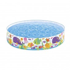 Басейн дитячий,підводний світ,958л,183х38см,рем.комплкет,в кор-ці,41х15,5х15см №56452(6)