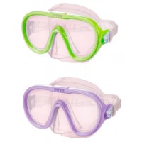 Маска для плавання,регульований ремінець,від 8р.,2 кольор.,в слюді,22,5х20х9см №55916(12)