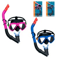 Набір для плавання: маска,трубка,від 7 років, 2 види №24070(6)