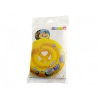 Плотик зі спинкою круглий 67см, 1-2 роки, максимальна вага 15кг, в кульку 25х16х3см (24) 59574