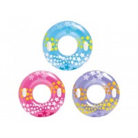 Надувной круг Звезды 91см, 2 ручки, 3 цвета 59256