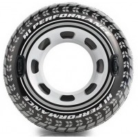 Надувний круг Шина з ручками, 114 см, вік 9+, в коробці (6) 56268