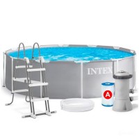 Басейн каркасний,366х122смl,10685л,з фільтр-насосом,драбина,в кор-ці №26718(1)