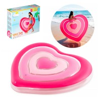 Плотик Серце 155х135х25см,навантаження до 100кг,в кор-ці №58727(6)