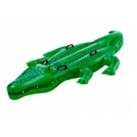 Плотик Крокодил 203х114см,дві ручки,ремкомплект,в кор-ці,25,5х23х8 №58562(6)