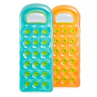 Надувний матрац Стакани 18шт,188х71см,рем.запл,2 кольори,в кульку,24х24х3см №59895