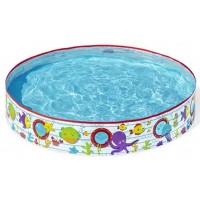 Басейн каркасний дитячий наливний "Підводний світ" 152х25см, ремкомплект,в кор-ці №BW55029