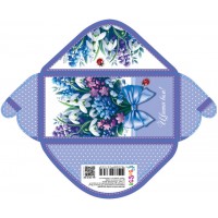 Конверт для грошей "Щастя вам" №КВ25-262/Мандарин/(10)(300)