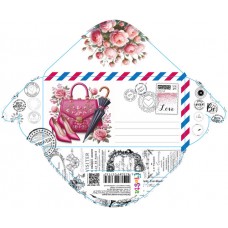 Конверт для грошей "без напису" №КВ25-267/Мандарин/(10)(300)