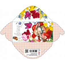 Конверт для грошей "Spring" №КВ25-289/Мандарин/(10)(300)