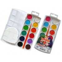 Акварель 12 кольор. "Лисенята" №811207 з/п,пластик/Rudix/