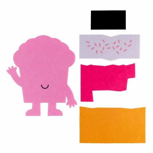 Набір для творч. "1В" "Капкейк" аплікація з фетру №954576(24)