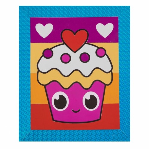 Набір для творч. "1В" "Капкейк" аплікація фольгою №954560(24)
