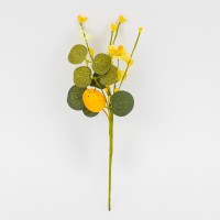 Гілка декор. "Великодня крашанка" 26см жовта №5107-021/yellow(12)