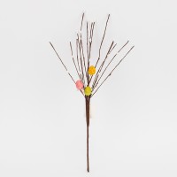 Гілка декор. "Різнокольорові крашанки" 42см  №5107-001/4