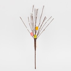 Гілка декор. "Різнокольорові крашанки" 42см  №5107-001/4