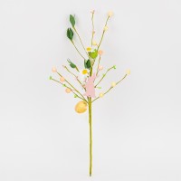 Гілка декор. "Великодній кролик" 47см  №5107-018