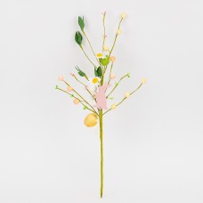 Гілка декор. "Великодній кролик" 47см  №5107-018