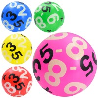 М'яч гумовий 9" 60гр мікс кольор. №MS 4909(120)