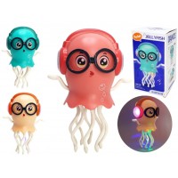 Медуза 20см,на бат-ці,їздить/танцює,об'їжає перешкоди,в кор-ці,3 кольори №HX178