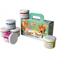 Фарби пальчикові 6кольор. 60мл "Rudix" №840603