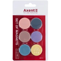 Набiр магнітiв "Axent" №9827-A Morandi 32мм (6шт)(24)