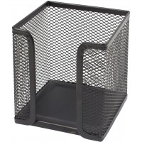 Бокс для бумаги 10,5 х10,5 х8 см черный / Leader / (72) Z017B / 561000